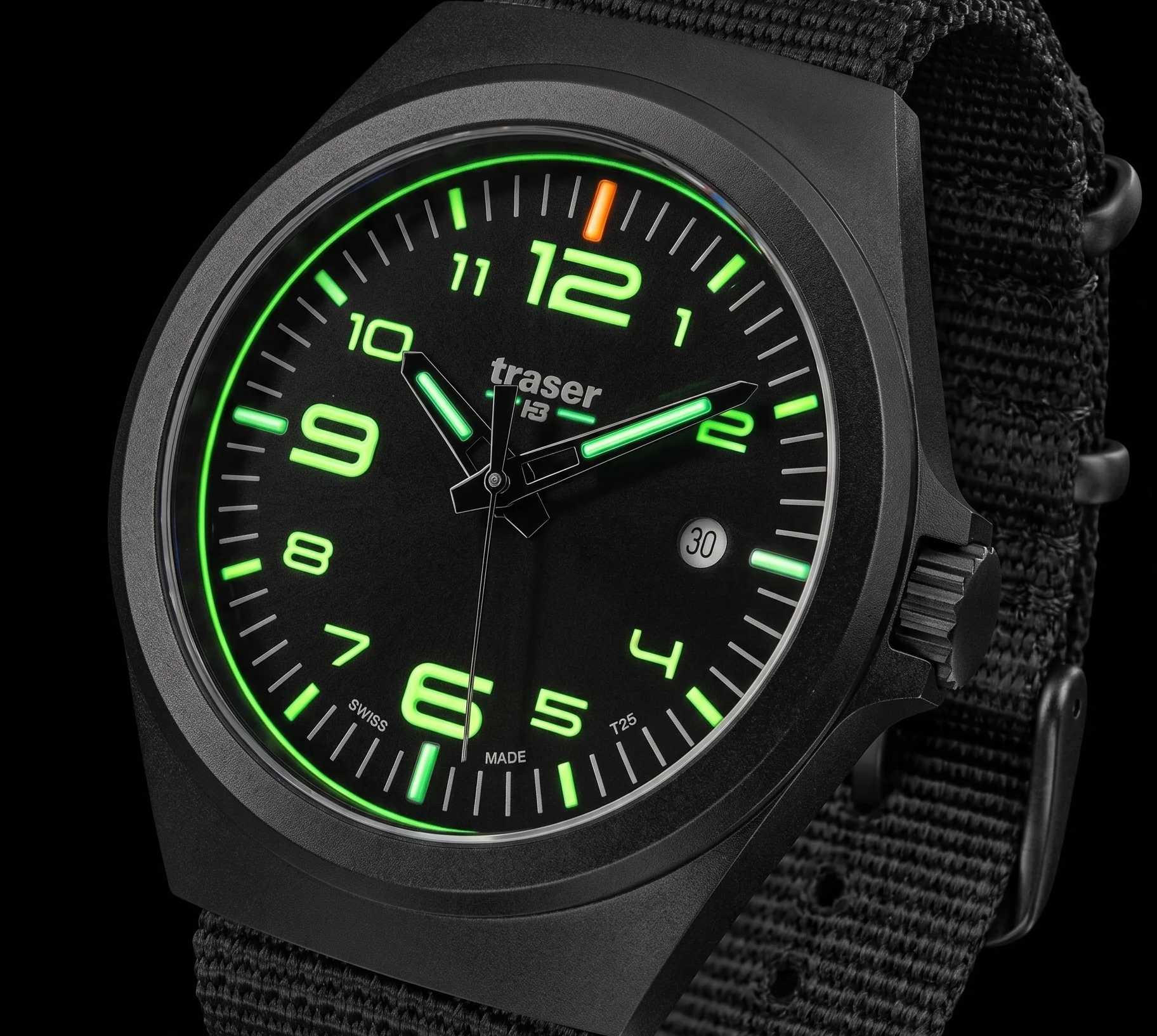 Traser ( Black  PVD ) P59 Essential M Watch w/Trigalight Tritium + SuperLuminova ( Now In Stock )