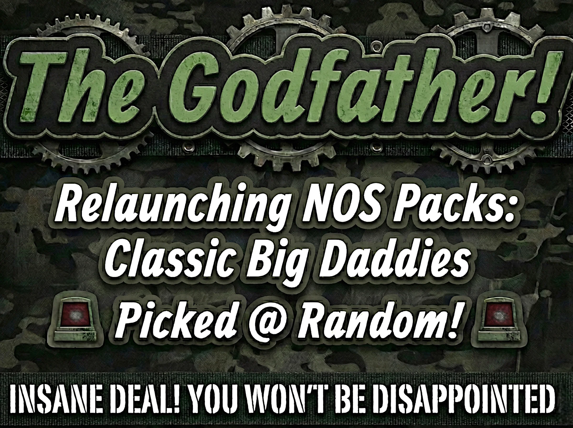 Wildcard Godfather Mystery Packs - NOS ( Sale! )