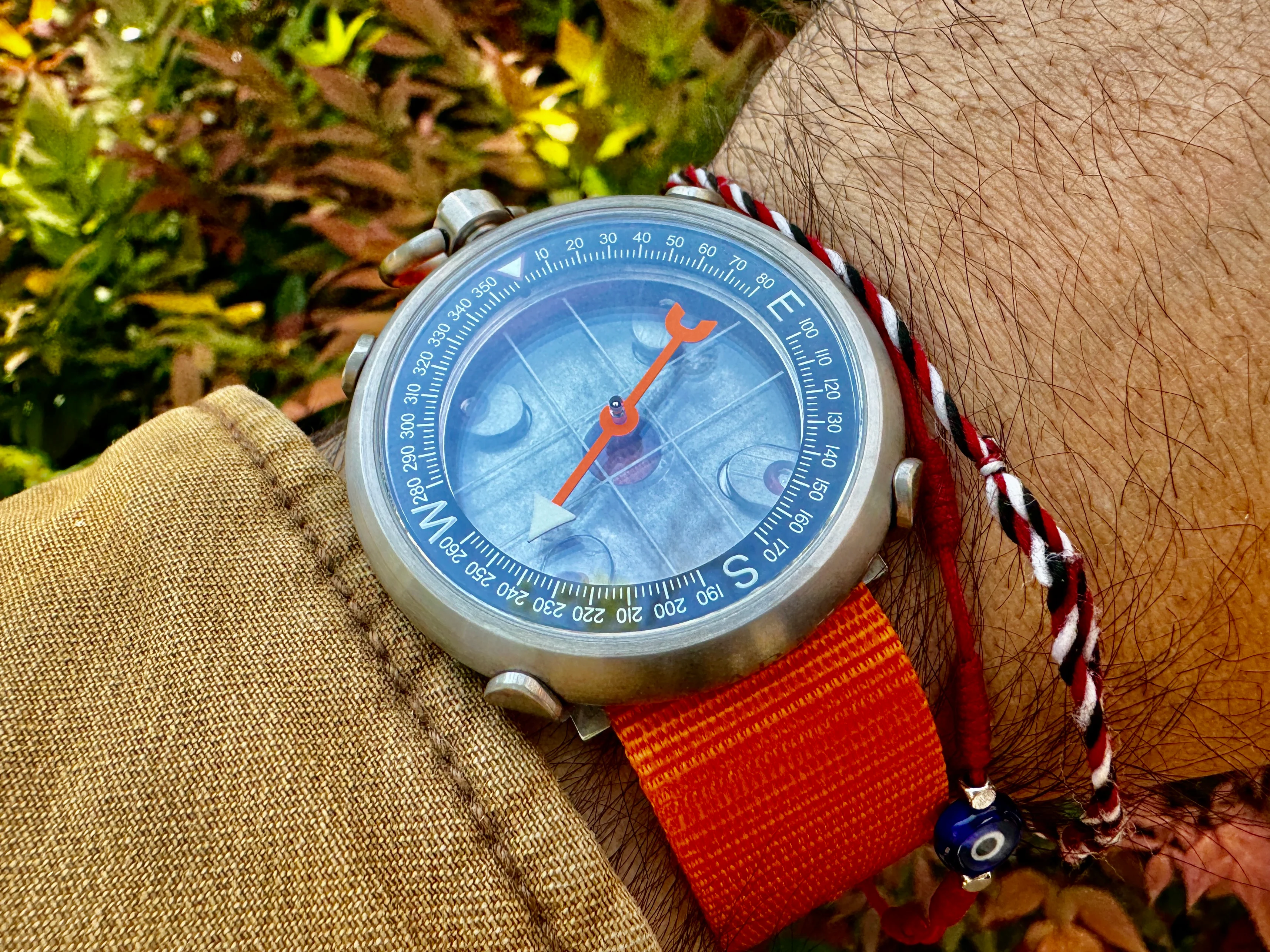 45mm Titanium Heirloom Compass + Wrist Carry Kit by Maratac®