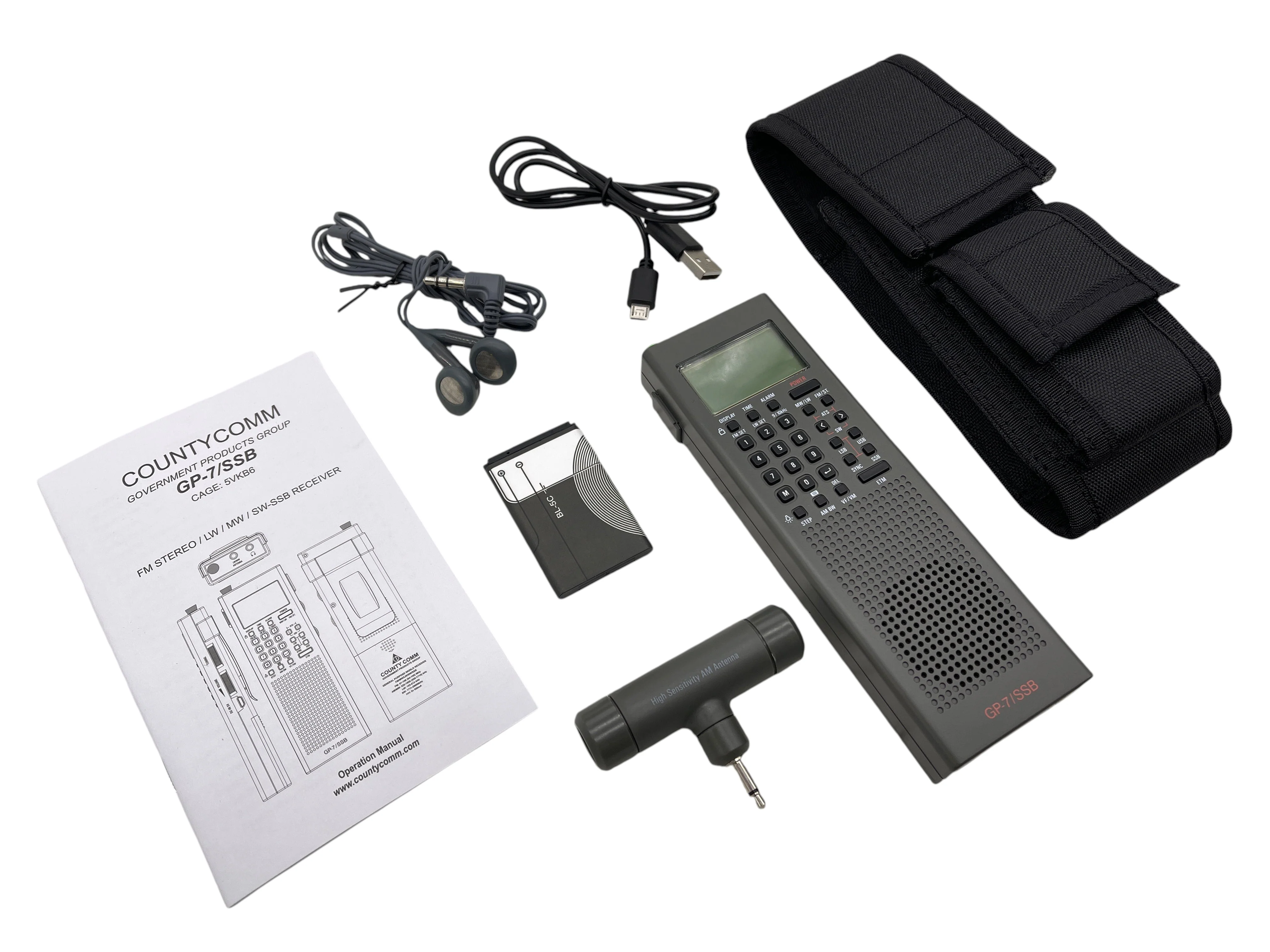 GOV. MIL Pack - CountyComm GP-7 SSB ( GEN 5 With USB-C ) General Purpose Radio