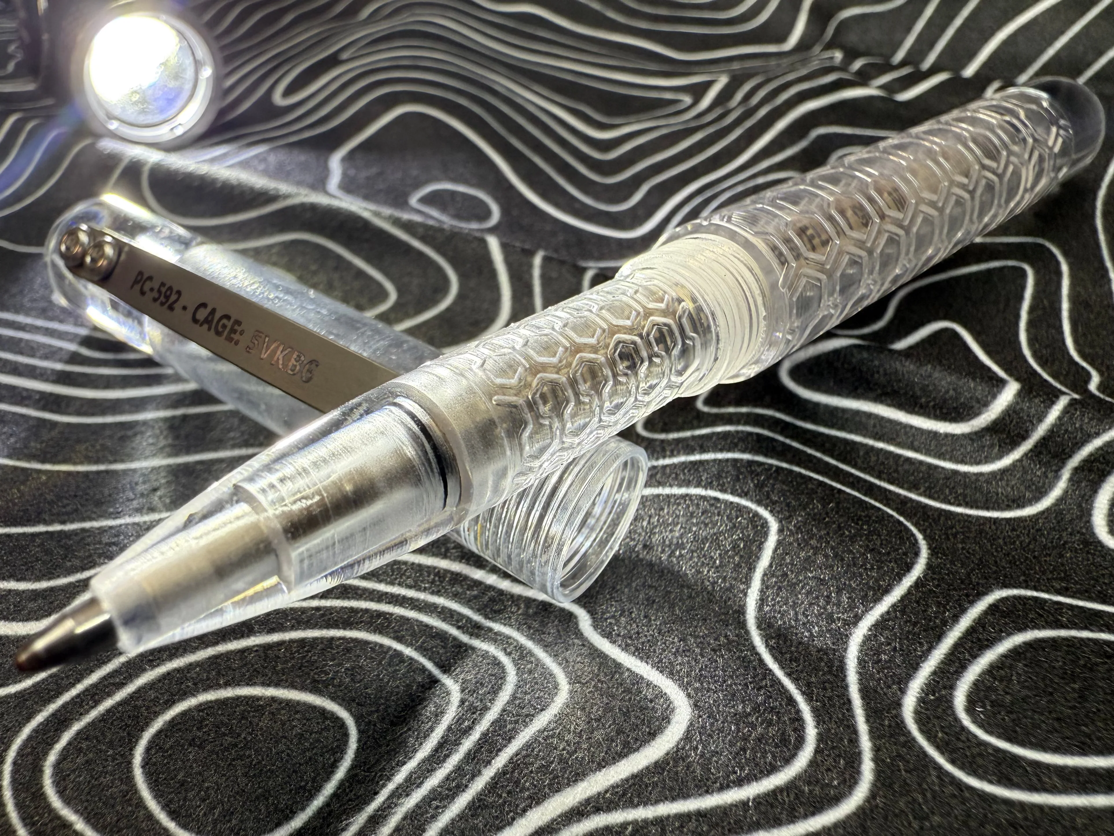 Polycarbonate Embassy Pen - Vapor Polish Clear Finish