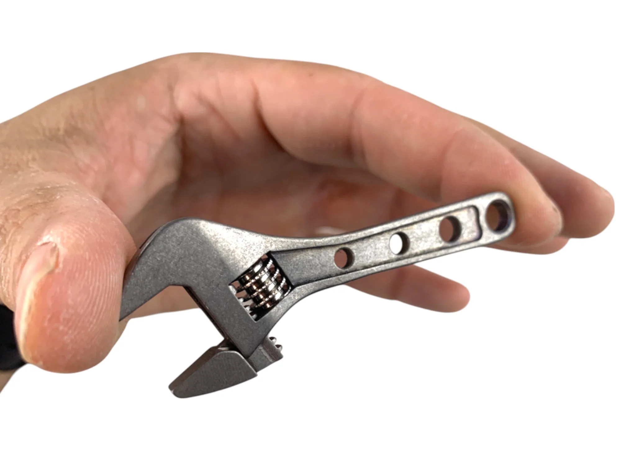 Small Adjustable Wrench - Titanium 3 Inch ( NSN Pending )