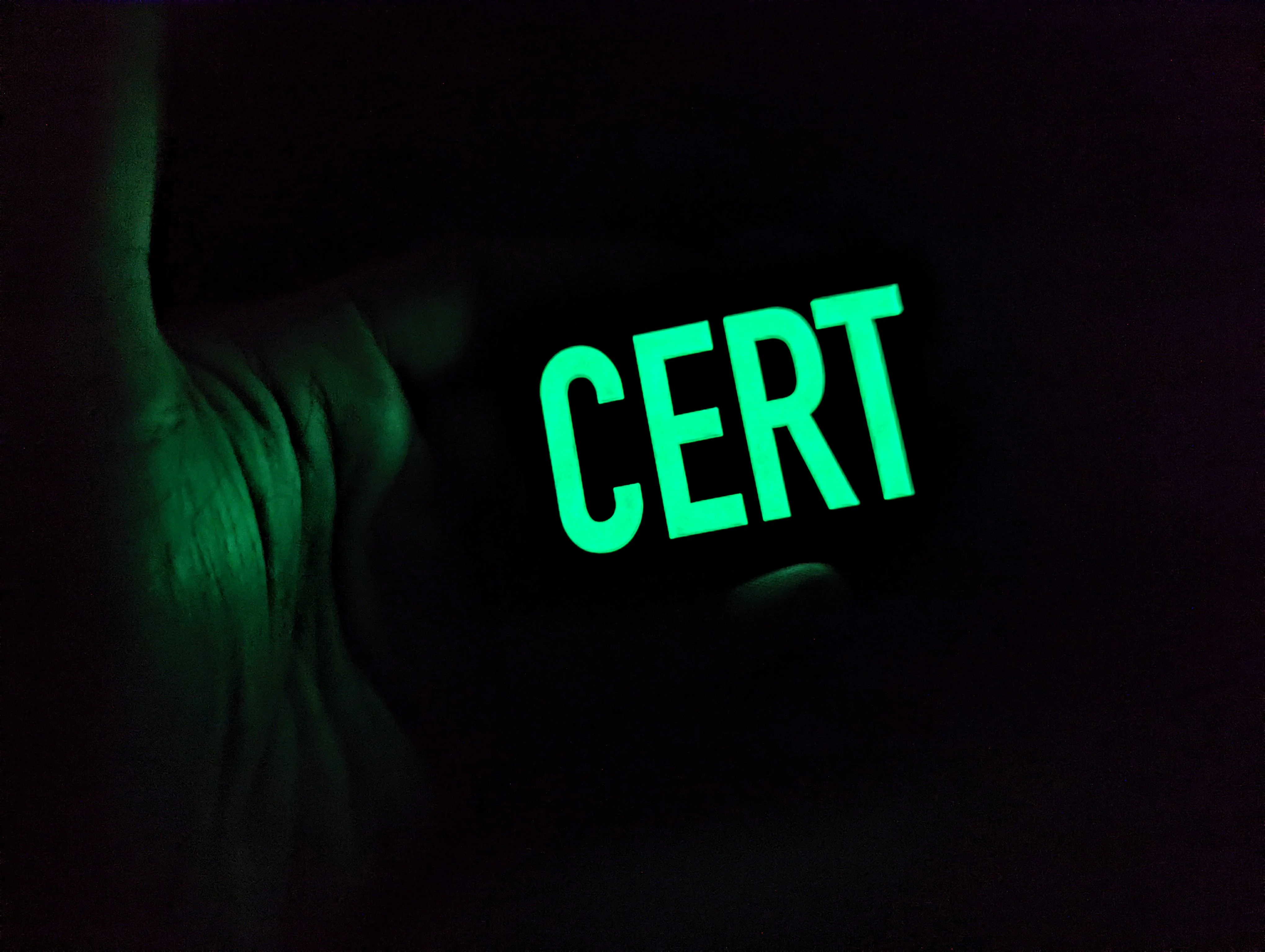 CERT 2X3 PVC Glow Patch
