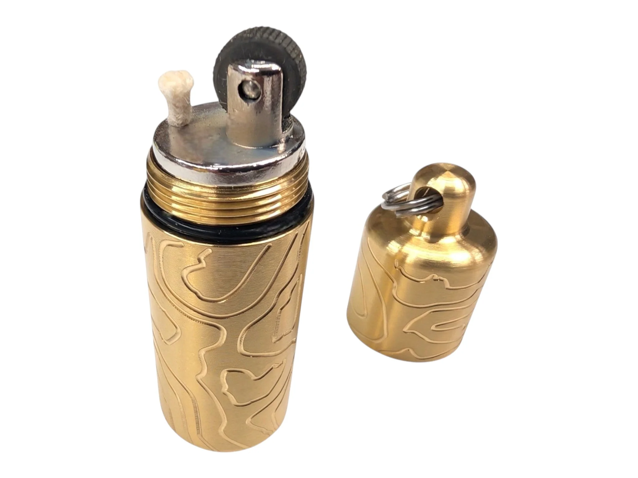 Brass XL Peanut Lighter by Maratac® - Gen 4 TOPO