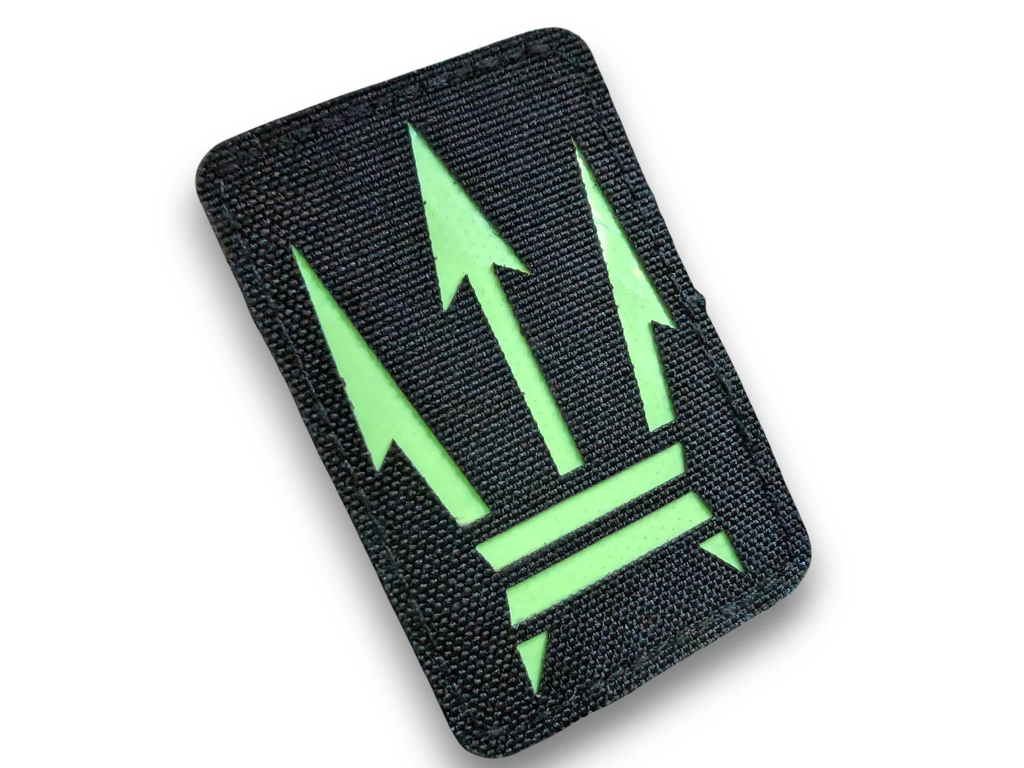 CC Trident - Laser Cut 3x2 Patch - UGM Glow