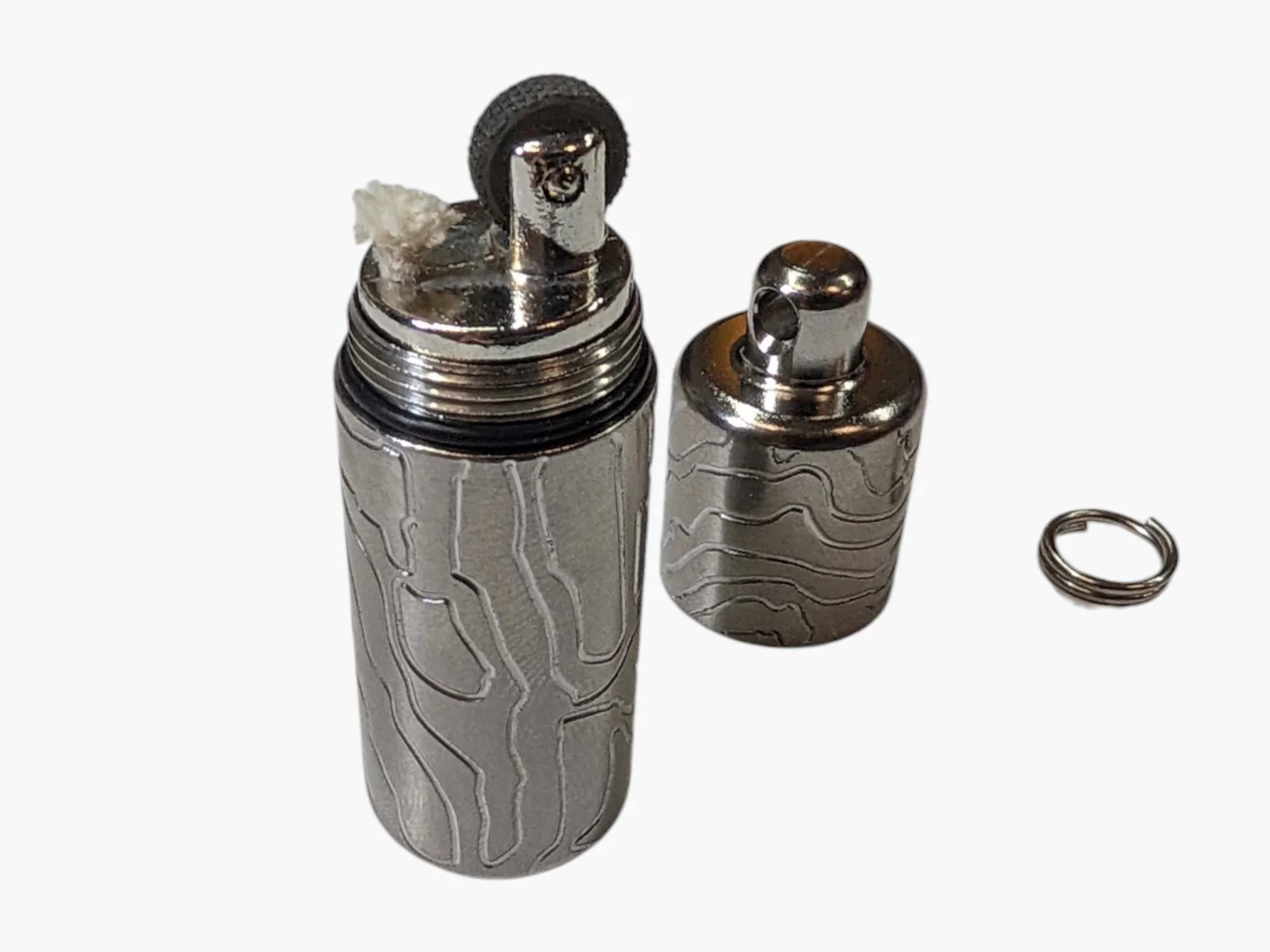 Titanium XL Peanut Lighter by Maratac® - Gen 4 TOPO ( New )