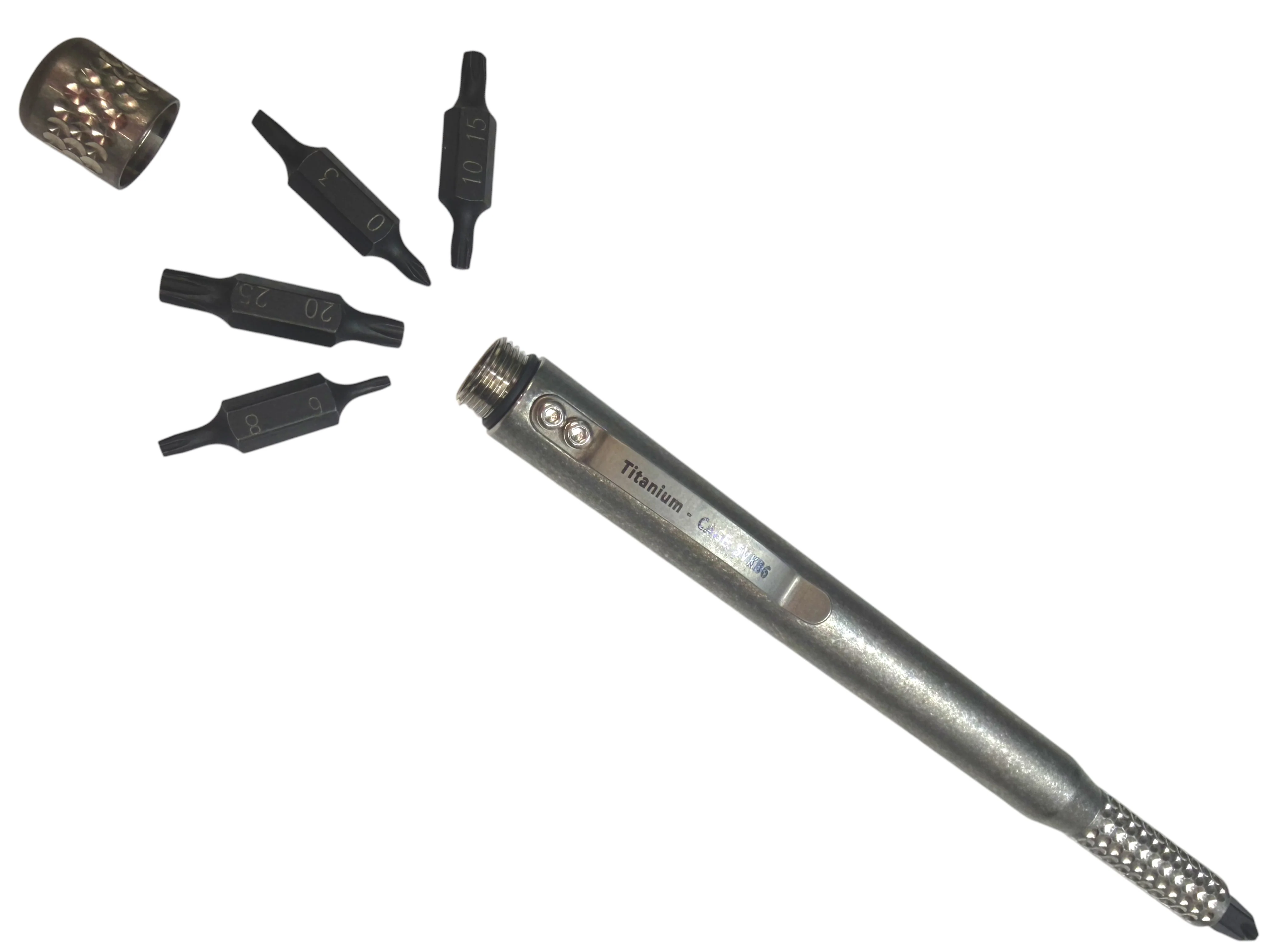XXL Dual Sided - 1/4 Pen Driver Titanium By Maratac® - New!