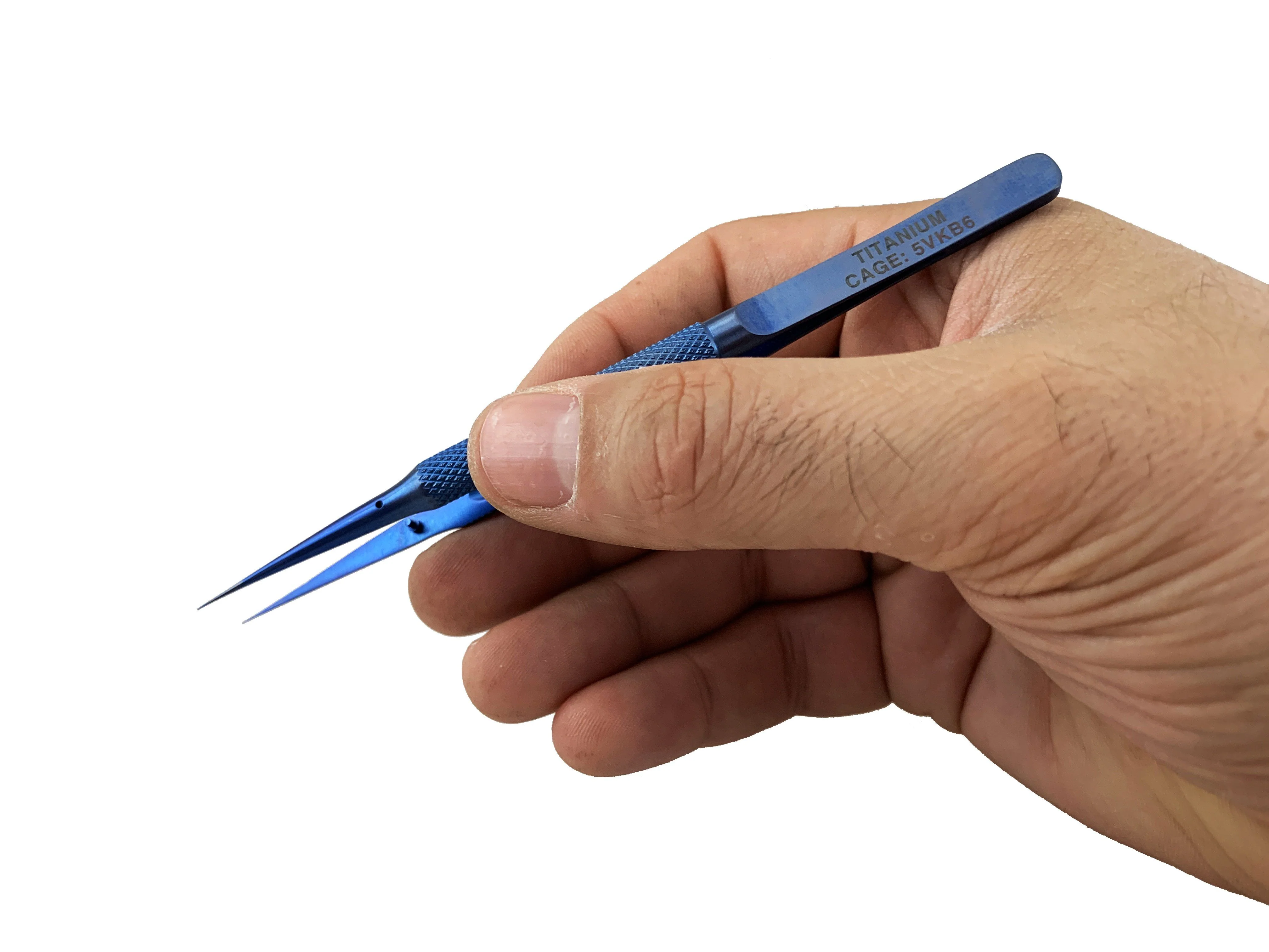 Full Size Electro Ultra Fine Tip Titanium Tweezers by Maratac®